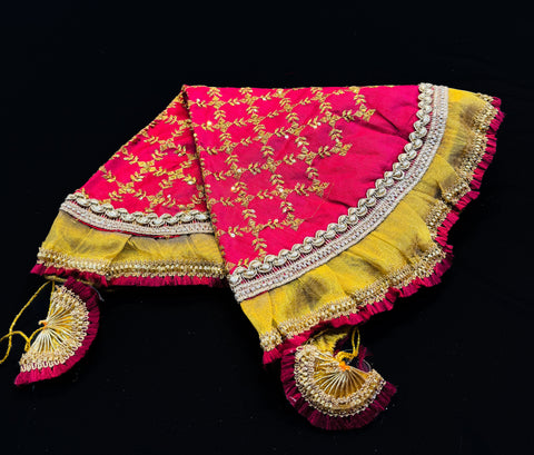 Beautiful silk fabric cover for thaali (big size thaali cover)