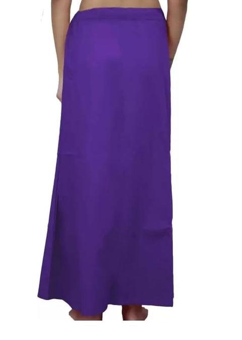 Deep Violet color cotton Petticoat
