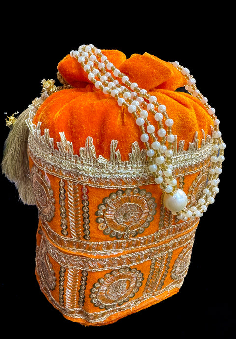 Embroidery with stones  work hand bag /potli bag