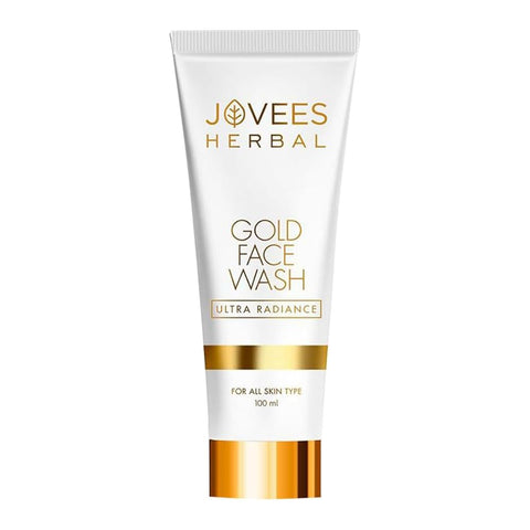 Jovees Herbal Ultra Radiance Gold Face Wash Gives Clear, Nourished & Hydrated Skin, Reduce Dark Spot And Improves Skin Texture | For All Skin Types 100ml