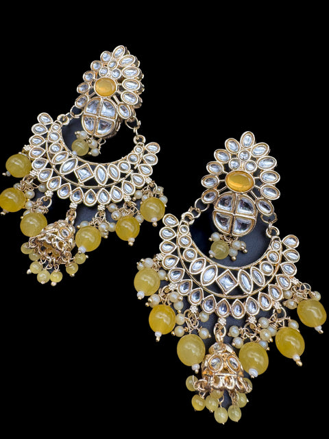 Kundan with beautiful pearls heavy look Earrings