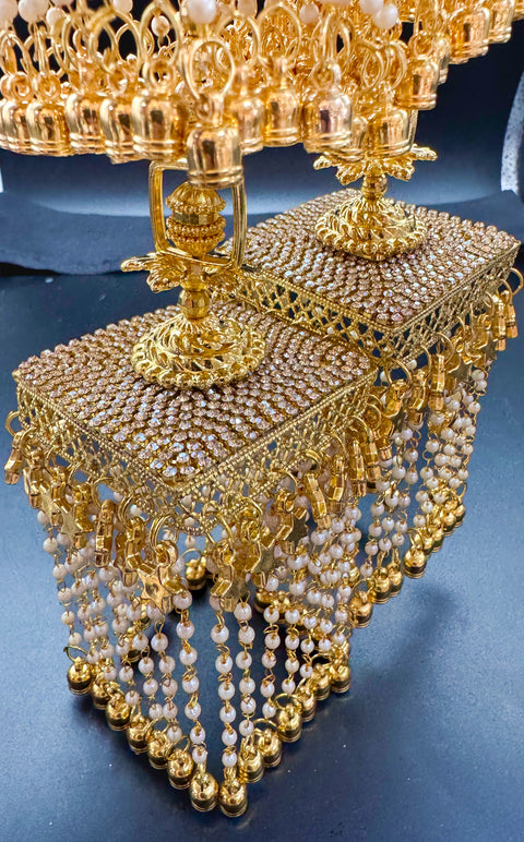 Jerkan stone with pearls design Medium size bridal Kalire
