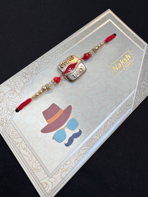 Beautiful Rakhi in nice gift card pack