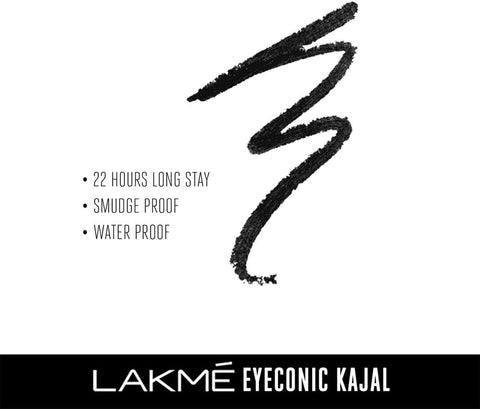 Lakme Eyeconic Kajal, Deep Black