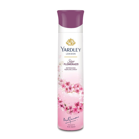 Yardley London Star Flowerazzi Refreshing Perfume Spray| Kriti Sanon Limited Edition Body Perfume For Women| Long-Lasting Floral Fragrance| 150ml