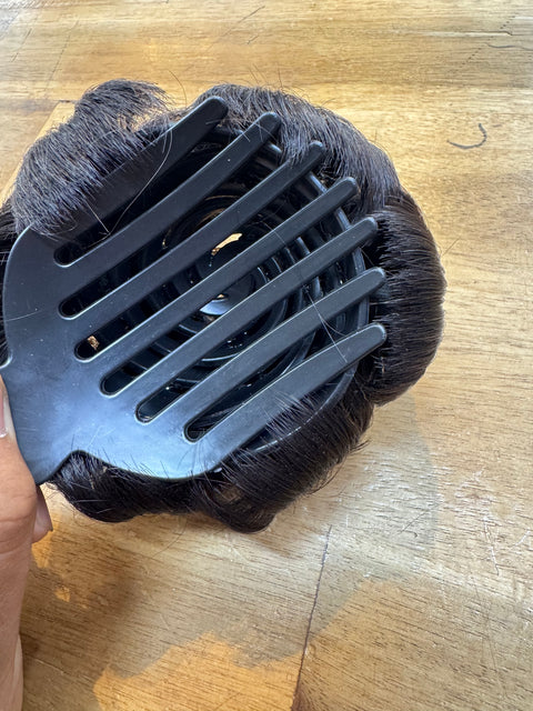 Clip attached for easy apply , Synthetic Hair Buns for Women - Juda Accessories For Women - Hair Buns  - Artificial False Fake Hair Donuts Bun Maker Extension