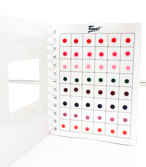 Mat look Multicoloured Bindi Book (480 Bindi in one book)all pages attached