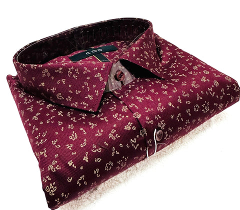 Cotton based beautiful mat look print Shirt