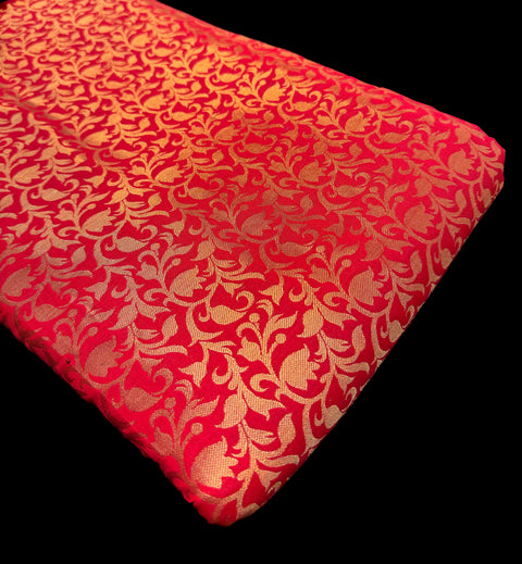 Brocade silk Fabric (price per meter) perfect for stitching blouses /skirts /suits