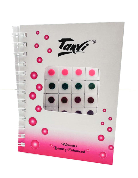 Mat look Multicoloured Bindi Book (480 Bindi in one book)all pages attached