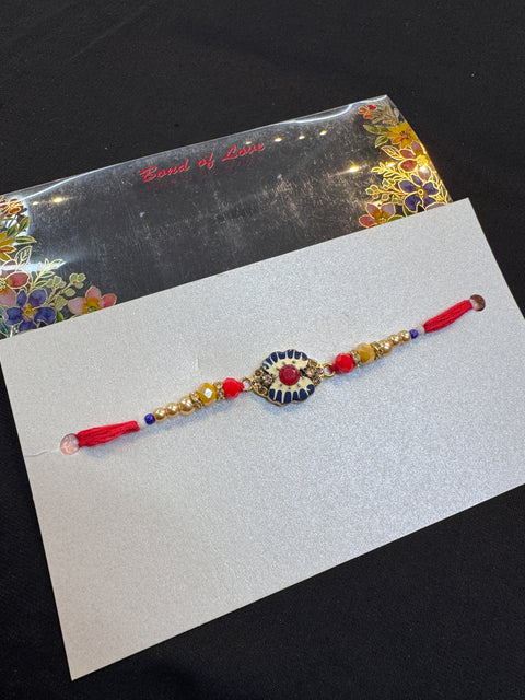 Beautiful Rakhi in nice gift card pack