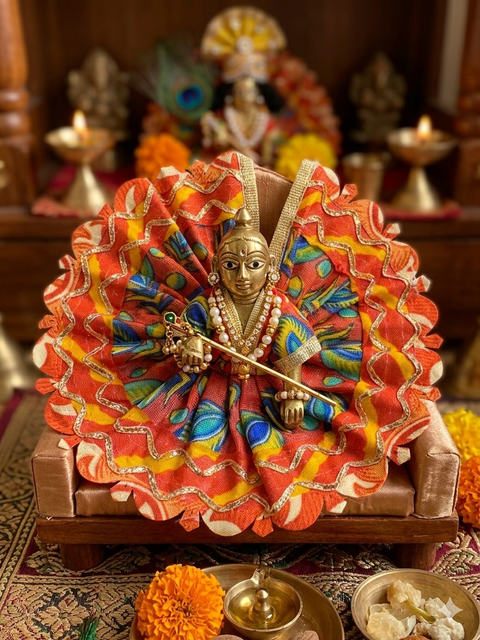 Size 3 Laddu Gopal dress, Laddu Gopal outfit, Kanha ji dress, Krishna dress, handmade deity dress, Janmashtami dress, Thakur ji poshak, Bal Gopal dress (only Dress) price each dress
