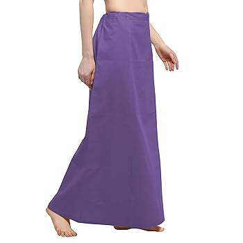 Light Purple colour waist size-44 inch Under skirt or peticott in cotton fabric