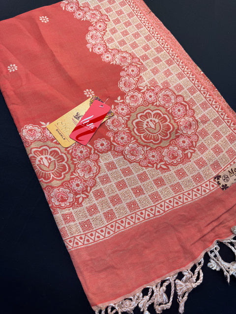 Women's Plain Pure woollen Shawl