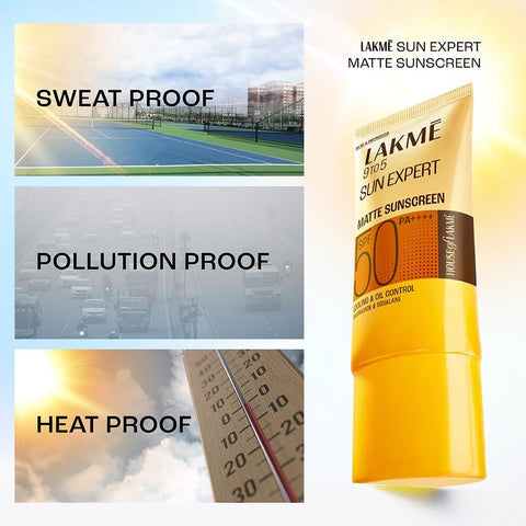 Lakme Tinted Sunscreen with Niacinamide for Even Toned Skin, SPF 50 PA+++, In-Vivo tested, 100ml