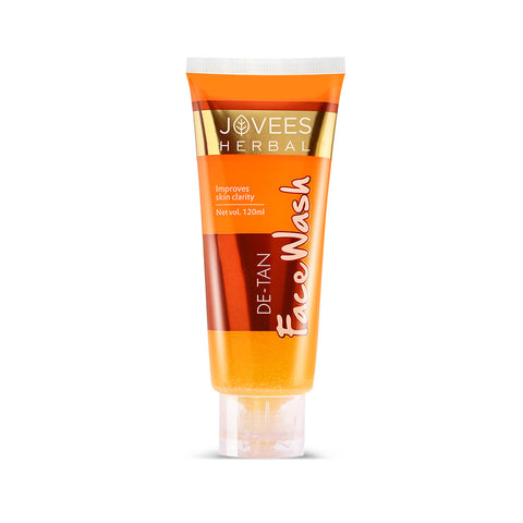 Jovees De-Tan Face Wash | Brightens And De-Tans Skin | Clarifies