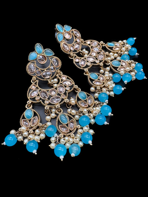 Beautiful Polki & Pearls work bigger earrings (very lite weight)