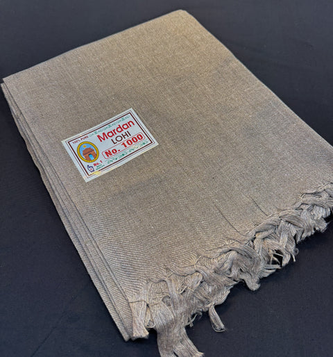 Men's Plain pure Woollen Mardan Lohi/Shawl