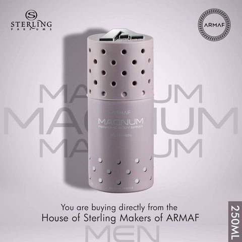 Armaf Magnum A5 perfume body spray for men, grey - 250 ml