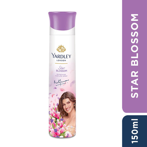 Yardley London Star Blossom Refreshing Perfume Spray| Kriti Sanon Limited Edition Body Perfume For Women| Long-Lasting Floral Fragrance| 150ml