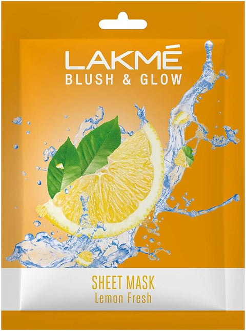 Lakme Blush & Glow Lemon Sheet Mask, 25 ml