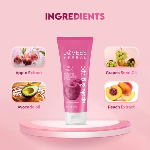 Jovees Skin Rejuvenating Fruit Facial Pack - 120 Gms