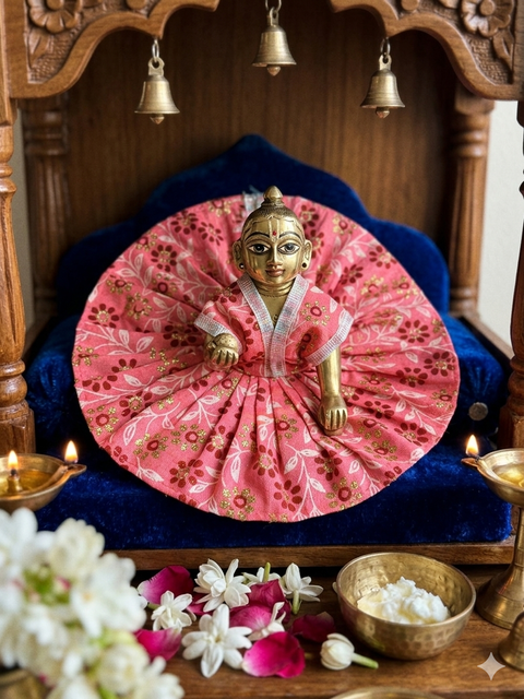Size 2 Laddu Gopal dress, Laddu Gopal outfit, Kanha ji dress, Krishna dress, handmade deity dress, Janmashtami dress, Thakur ji poshak, Bal Gopal dress (only Dress) price each dress
