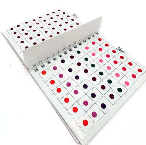 Mat look Multicoloured Bindi Book (480 Bindi in one book)all pages attached