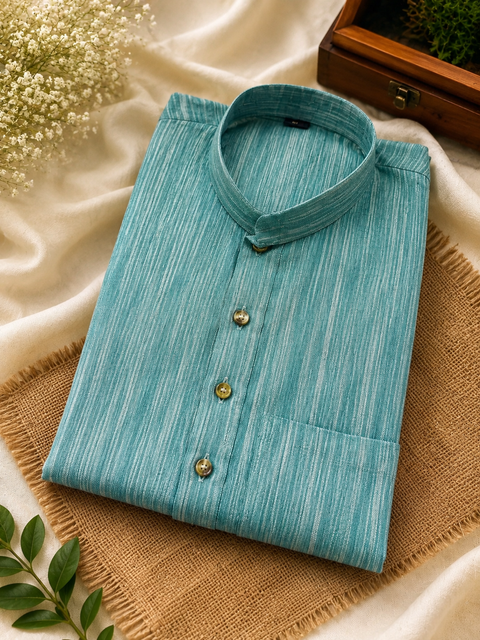 Pure cotton based Men’s Printed kurti (sizes mentioned in inches ,not according to the label on Kurti)size 44 kurti- Length 40 inches and size 46-length 42 inches ) Kurti only. Pants not included.