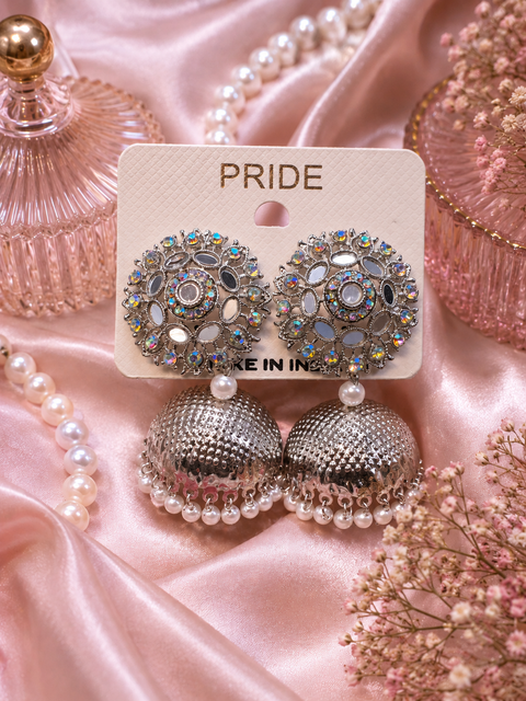 Pearls & Stone Design Beautiful Jhumka