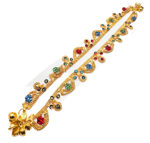 Stone work beautiful Anklets (pair)