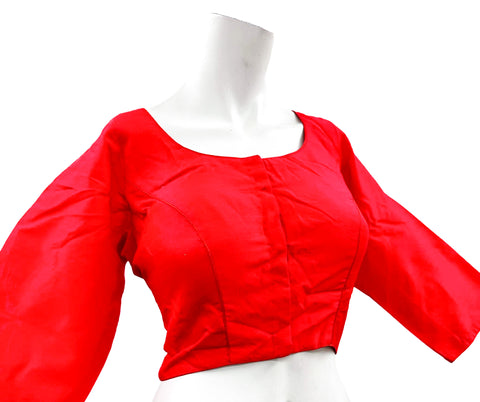Raw Silk based Front Hook open Blouse