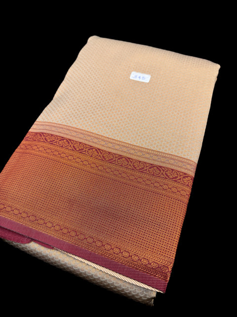 Soft Silk Saree with contrast beautiful pallu and blouse