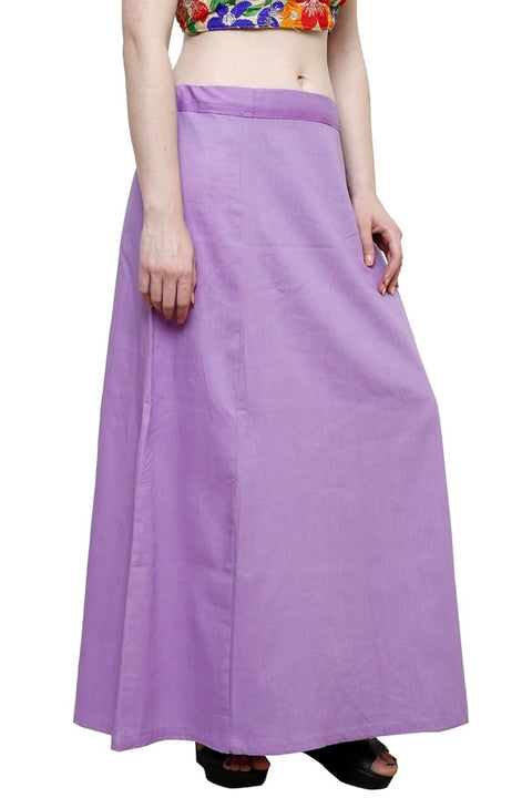 Lavender color cotton Petticoat