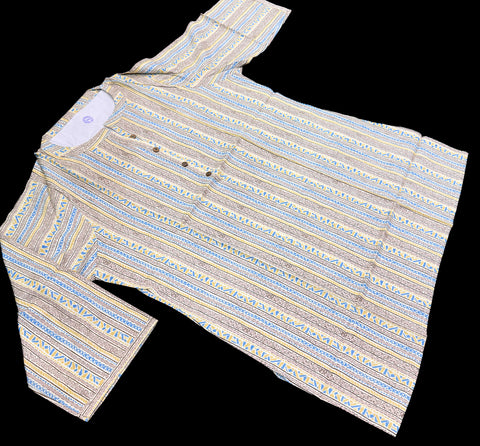 Pure Cotton based Printed short Kurti for girls /Ladies (Size 38 - length 28 inches, Size 42 ,46, 48 length -31 inches)sleeves 17 inch