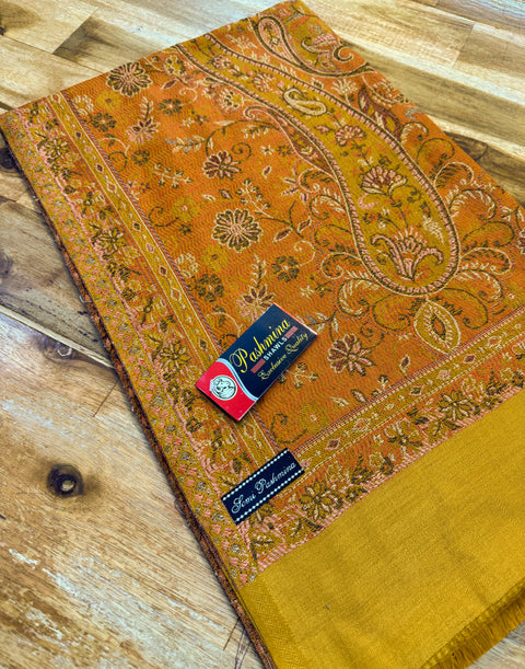 Women's Plain Pure woollen pashmina Shawl