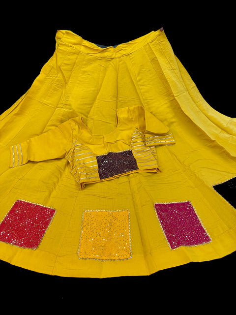 Size 38 can be altered up to size 40) Pure Rayon based full bigger flared Chaniya with beautiful blouse