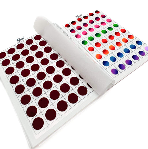 Mat look Multicoloured Bindi Book (480 Bindi in one book)all pages attached