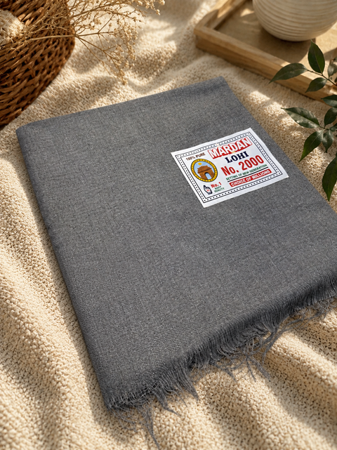 Men’s Plain pure Woollen Mardan Lohi/Shawl