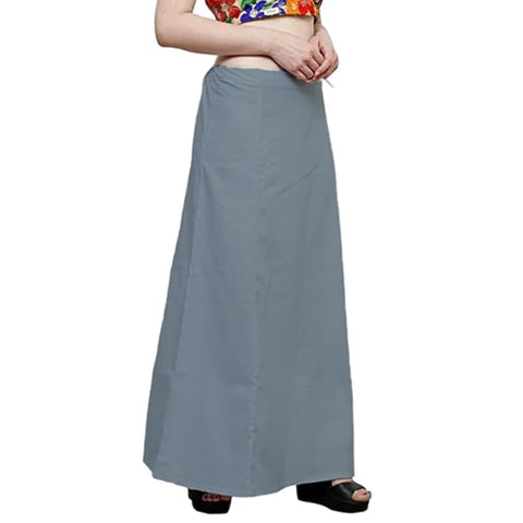 Dark Grey colour waist size-44 inch Under skirt or peticott in cotton fabric