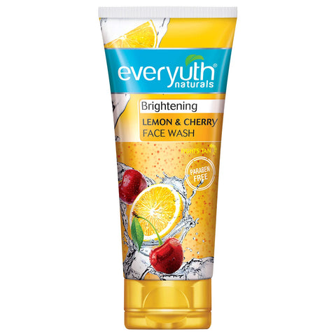 Everyuth Naturals Brightening Lemon & Cherry Face Wash, 50gm