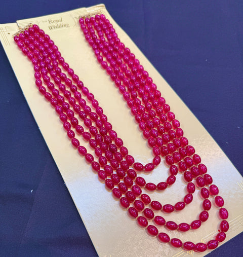 Pearls beautiful mala for groom sherwani