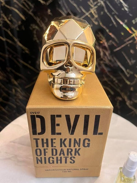 DEVIL - THE KING OF DARK NIGHTS Series - EAU DE PARFUM Eau de Parfum - 100 ML (Men & Women) Perfume (DEVIL GoldEn)