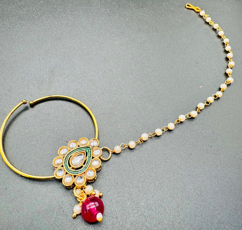 Kundan stone Bridal Nath