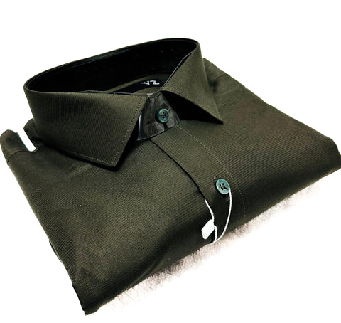 Cotton based beautiful mat look plain Shirt
