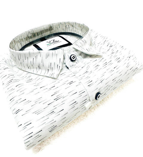 Cotton based beautiful mat look printed Shirt