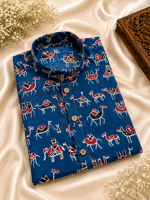 Pure cotton based Men’s Printed kurti (sizes mentioned in inches ,not according to the label on Kurti)size 44 kurti- Length 40 inches and size 46-length 42 inches ) Kurti only. Pants not included.