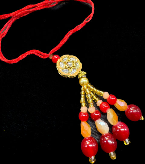 Bhabhi special Rakhi Dhaaga Beautiful Stone Work (price per dhaaga )