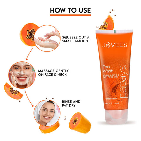 Jovees De-Tan Face Wash | Brightens And De-Tans Skin | Clarifies