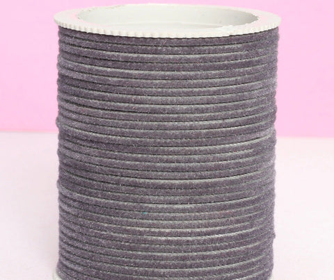 Grey color kids plain velvet bangles (2 dozen in one pack)